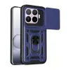 Gigapack Defender szilikon telefonvédő tartógyűrűvel mágneses Xiaomi 17T Pro sötétkék GP-193193