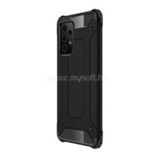 Gigapack Defender szilikon telefonvédő (ütésállóság, légpárnás sarok, fémhatás) FEKETE (GP-103449) tok és táska