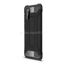 Gigapack Defender szilikon telefonvédő (ütésállóság, légpárnás sarok, fémhatás) FEKETE (GP-93320) tok és táska