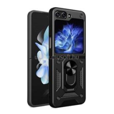 Gigapack Defender szilikon telefonvédő (ütésállóság, tartógyűrű) FEKETE (GP-159205) tok és táska