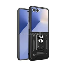 Gigapack Defender szilikon telefonvédő (ütésállóság, tartógyűrű) FEKETE (GP-181601) tok és táska
