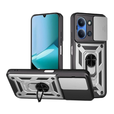 Gigapack Defender szilikon telefonvédő (ütésállóság, tartógyűrű, kameravédő) EZÜST Xiaomi Redmi 15C 4G tok és táska