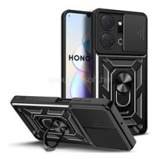 Gigapack Defender szilikon telefonvédő (ütésállóság, tartógyűrű, kameravédő) FEKETE (GP-138960) tok és táska