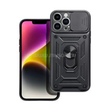 Gigapack Defender szilikon telefonvédő (ütésállóság, tartógyűrű, kameravédő) FEKETE (GP-144781) tok és táska