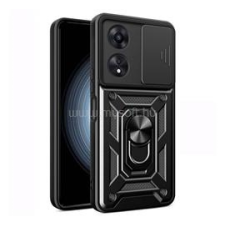 Gigapack Defender szilikon telefonvédő (ütésállóság, tartógyűrű, kameravédő) FEKETE (GP-155971) tok és táska