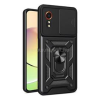 Gigapack Defender szilikon telefonvédő (ütésállóság, tartógyűrű, kameravédő) FEKETE (GP-159219)