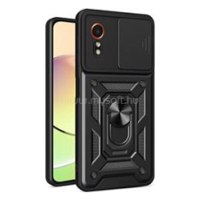 Gigapack Defender szilikon telefonvédő (ütésállóság, tartógyűrű, kameravédő) FEKETE (GP-159219) tok és táska