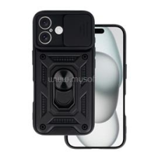 Gigapack Defender szilikon telefonvédő (ütésállóság, tartógyűrű, kameravédő) FEKETE (GP-159880) tok és táska