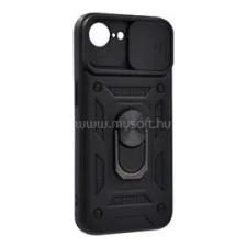 Gigapack Defender szilikon telefonvédő (ütésállóság, tartógyűrű, kameravédő) FEKETE (GP-164879) tok és táska