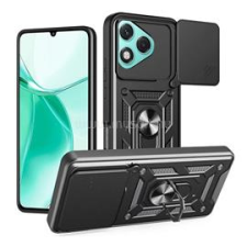 Gigapack Defender szilikon telefonvédő (ütésállóság, tartógyűrű, kameravédő) FEKETE (GP-168607) tok és táska