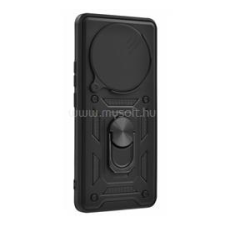 Gigapack Defender szilikon telefonvédő (ütésállóság, tartógyűrű, kameravédő) FEKETE (GP-169841) tok és táska