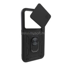Gigapack Defender szilikon telefonvédő (ütésállóság, tartógyűrű, kameravédő) FEKETE (GP-172187) tok és táska