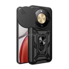 Gigapack Defender szilikon telefonvédő (ütésállóság, tartógyűrű, kameravédő) FEKETE (GP-180152) tok és táska