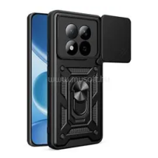 Gigapack Defender szilikon telefonvédő (ütésállóság, tartógyűrű, kameravédő) FEKETE (GP-180411) tok és táska