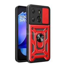 Gigapack Defender szilikon telefonvédő (ütésállóság, tartógyűrű, kameravédő) PIROS (GP-157825) tok és táska