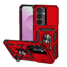 Gigapack Defender szilikon telefonvédő (ütésállóság, tartógyűrű, kameravédő) PIROS Samsung Galaxy S26 (SM-S942) tok és táska