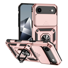Gigapack Defender szilikon telefonvédő (ütésállóság, tartógyűrű, kameravédő) ROZÉARANY Apple iPhone 17 Air tok és táska