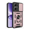 Gigapack Defender szilikon telefonvédő (ütésállóság, tartógyűrű, kameravédő) ROZÉARANY Xiaomi Poco F7