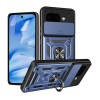 Gigapack Defender szilikon telefonvédő (ütésállóság, tartógyűrű, kameravédő) SÖTÉTKÉK Google Pixel 9a