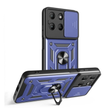 Gigapack Defender szilikon telefonvédő (ütésállóság, tartógyűrű, kameravédő) SÖTÉTKÉK Motorola Moto G15 tok és táska