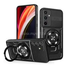 Gigapack Defender szilikon telefonvédő (ütésállóság, tartógyűrű, mágneses) FEKETE (GP-182066) tok és táska