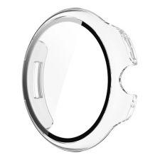 Gigapack Google Pixel Watch 3 41mm műanyag keret (bumper, ütésállóság + kijelzővédő üveg) átlátszó okosóra kellék