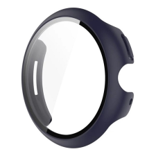 Gigapack Google Pixel Watch 3 41mm műanyag keret (bumper, ütésállóság + kijelzővédő üveg) sötétkék okosóra kellék