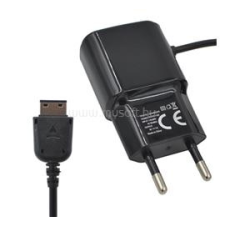 Gigapack Hálózati töltő (5W + fix kábel) FEKETE (TFK-TC1100) mobiltelefon kellék