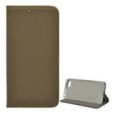 Gigapack Honor 7S tok álló (Flip, oldalra nyíló, rombusz minta) aranybarna tok és táska