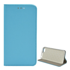 Gigapack Honor 7S tok álló (Flip, oldalra nyíló, rombusz minta) világoskék tok és táska