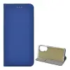 Gigapack Honor 90 Lite 5G tok álló, bőr hatású (flip, oldalra nyíló, asztali tartó funkció, rombusz minta) sötétkék