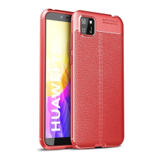 Gigapack Honor 9S szilikon telefonvédő (közepesen ütésálló, varrás minta) piros tok és táska