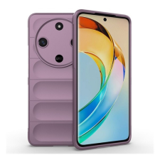 Gigapack Honor Magic6 Lite 5G szilikon telefonvédő (ütésállóság, kameravédő, 3d) lila tok és táska