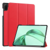 Gigapack Honor Pad X8a tok álló, bőr hatású (aktív flip, trifold, asztali tartó) piros