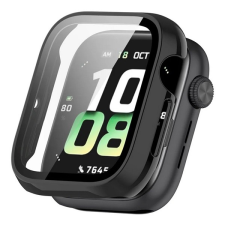 Gigapack Honor Watch 5 műanyag keret (bumper, ütésállóság + kijelzővédő üveg) fekete mobiltelefon kellék