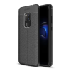 Gigapack Huawei Mate 20 Szilikon Tok - Fekete/Varrás minta