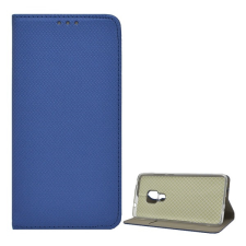 Gigapack Huawei Mate 20 tok álló (Flip, oldalra nyíló, rombusz minta) sötétkék tok és táska
