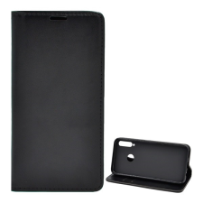 Gigapack Huawei P40 Lite E / Y7p tok álló (Flip, oldalra nyíló) fekete tok és táska