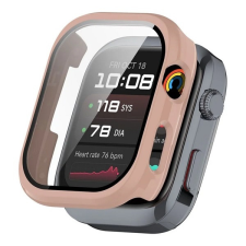 Gigapack Huawei Watch D2 műanyag keret (bumper, ütésállóság + kijelzővédő üveg) rózsaszín okosóra kellék