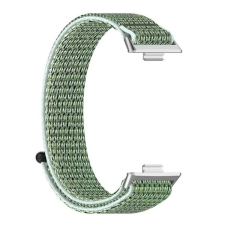 Gigapack Huawei Watch Fit 3 pótszíj (egyedi méret, nylon, tépőzáras, légáteresztő) sötétzöld okosóra kellék