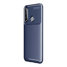 Gigapack Huawei Y6p Szilikon telefonvédő (légpárnás sarok, karbon minta, sötétkék) tok és táska