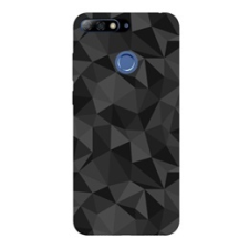 Gigapack Huawei Y7 Prime szilikon telefonvédő (3D, gyémánt minta, fekete) tok és táska