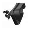 Gigapack Kerékpáros és motoros telefontartó (kormányra, 360°-ban forgatható, por és vízálló cipzáras tok, 4.8-5.5") FEKETE CAT S60, Apple iPhone 7 4.7, Apple iPhone 7 Plus 5.5, Blackberry DTEK