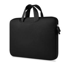 Gigapack LAPTOP / NOTEBOOK táska (univerzális, 13" készülékekhez, karcolásmentesítő belső) FEKETE számítógéptáska