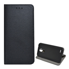 Gigapack LG K10 (2017) M250n tok álló (Flip, oldalra nyíló, rombusz minta) fekete tok és táska