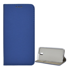 Gigapack LG K30 2019 (LMX320) tok álló (Flip, oldalra nyíló, rombusz minta) sötétkék tok és táska