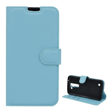 Gigapack LG K8 (K350n) tok álló (Flip, oldalra nyíló, prémium) világoskék tok és táska