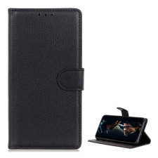 Gigapack LG Velvet (G900N) tok álló (Flip, oldalra nyíló, prémium) fekete tok és táska