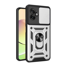 Gigapack Motorola Moto G55 5G GIGAPACK Defender szilikon telefonvédő ütésállóság, kameravédő, EZÜST tok és táska