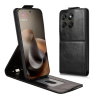 Gigapack Motorola Moto G77 5G tok álló bőr hatású flip lefelé nyíló asztali tartó fekete GP-189551